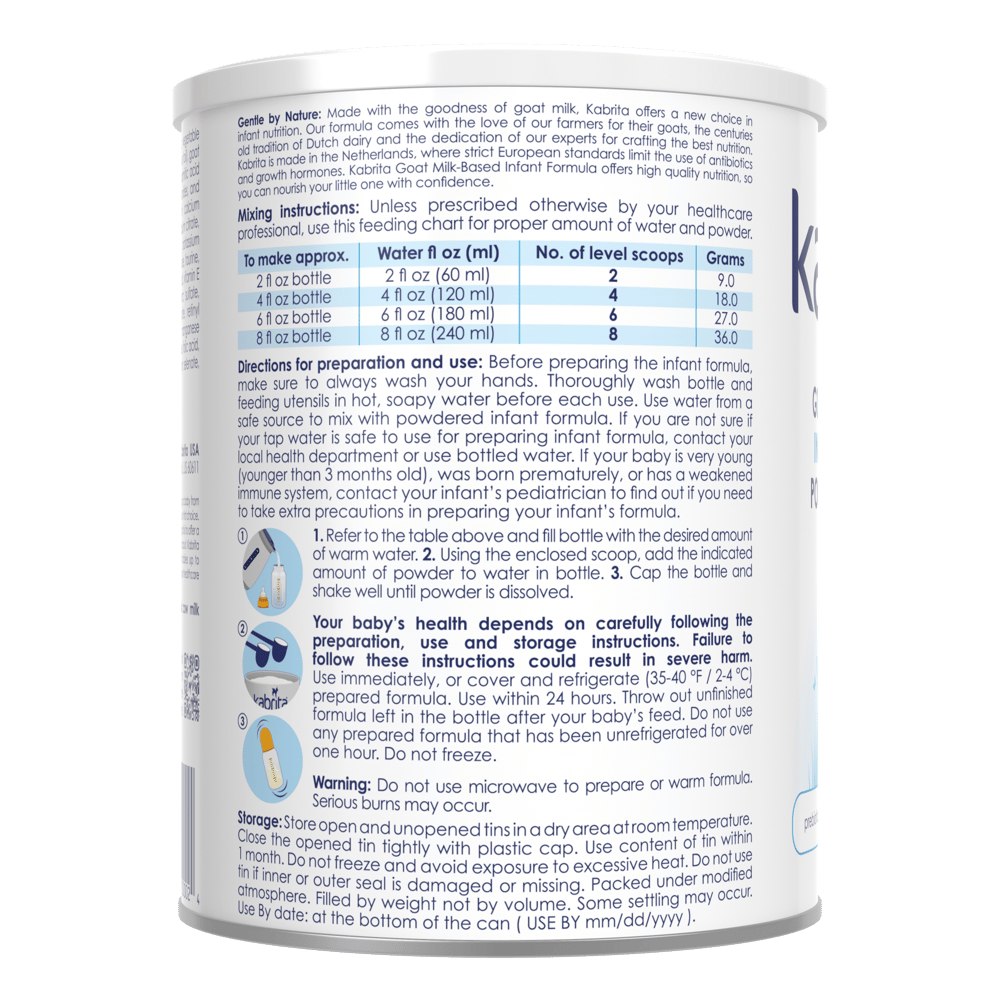 Nutrition Facts Kirkland Brand Formula Kirkland Baby Formula